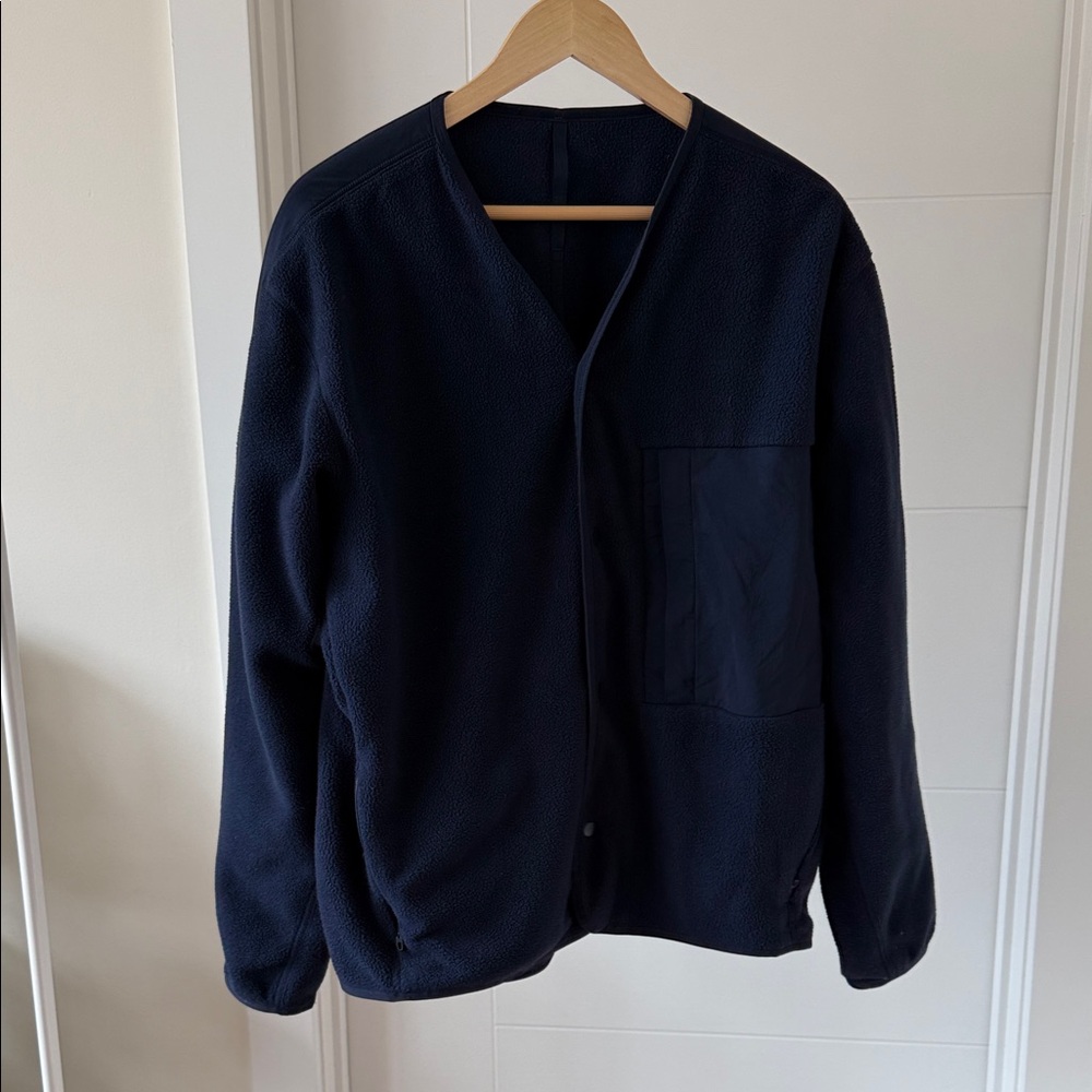 Lululemon Snap Front Fleece Cardigan - Large